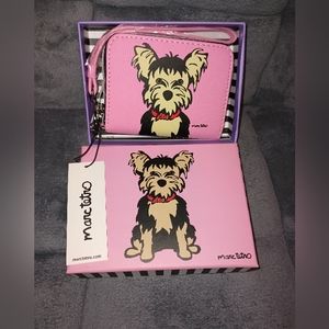 Pink Marc Tetro Small Zip Around Wallet